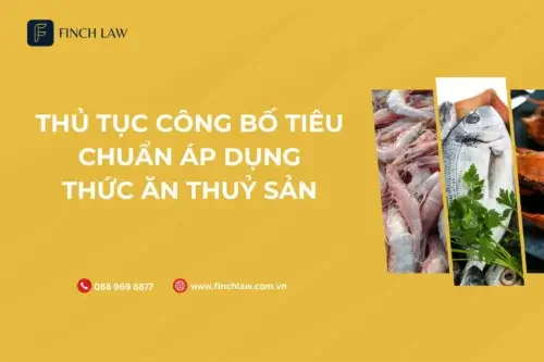 thủ tục công bố tiêu chuẩn áp dụng thức ăn thuỷ sản